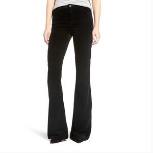 J Brand High Rise Maria Flare Velvet Jeans